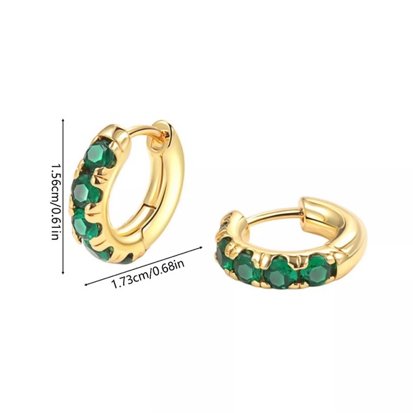 Zircon Earrings European And Fashion Earrings High Grade Gold Ear Buckles - Picture 8 of 12